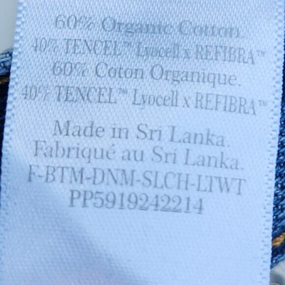 Everlane Jeans Women's 33"x25.5" The Summer Slouch Button Fly Straight Tapered - Picture 8 of 8